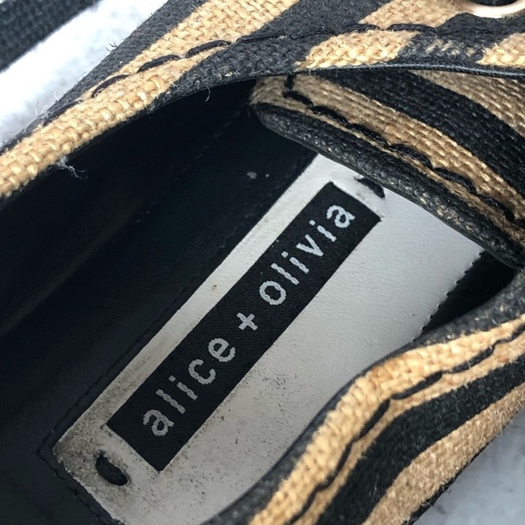 Alice And Olivia Rory Platform Lace Up Espadrilles EU 38.5 - Picture 8 of 13